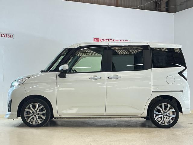 トールカスタムＧ　ターボ　ＳＡIII　ワンオーナー　ナビ　ドラレコ１オーナー　ナビ　バックカメラ　ドラレコ　ＥＴＣ　両側電動スライドドア　コーナーセンサー　フルセグＴＶ　Ｂｌｕｅｔｏｏｔｈ　オートクルーズコントロール　ＵＳＢ接続　１５インチ純正アルミホイール（京都府）の中古車