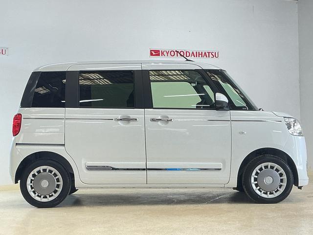 ムーヴキャンバスセオリーＧ　届出済み未使用車　ナビ　パノラマモニター届出済み未使用車　ナビ　パノラマモニター　両側電動スライドドア　ホットカップホルダー　前席シートヒーター　前後コーナーセンサー　フルセグＴＶ　Ｂｌｕｅｔｏｏｔｈ　オートマチックハイビーム　ＵＳＢ接続（京都府）の中古車