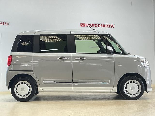 ムーヴキャンバスストライプスＧターボ　ワンオーナー　パノラマモニターワンオーナー　パノラマモニター　両側電動スライドドア　アダプティブクルーズコントロール　前席シートヒーター　前後コーナーセンサー　オートマチックハイビーム　ホットカップホルダー　ＵＳＢチャージャー（京都府）の中古車