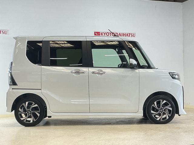 タントカスタムＸ　ワンオーナー　バックカメラ　両側電動スライドドアワンオーナー　バックカメラ　両側電動スライドドア　前後コーナーセンサー　前席シートヒーター　オートマチックハイビーム　１４インチ純正アルミホイール　電子パーキング　オートブレーキホールド　スマートキー（京都府）の中古車