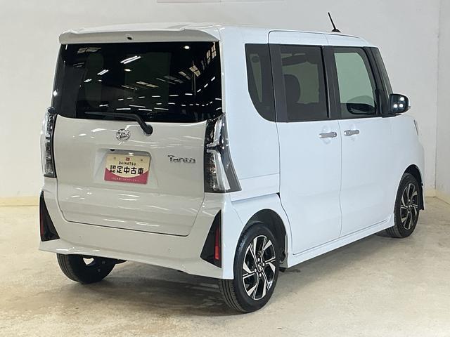 タントカスタムＸ　ワンオーナー　バックカメラ　両側電動スライドドアワンオーナー　バックカメラ　両側電動スライドドア　前後コーナーセンサー　前席シートヒーター　オートマチックハイビーム　１４インチ純正アルミホイール　電子パーキング　オートブレーキホールド　スマートキー（京都府）の中古車