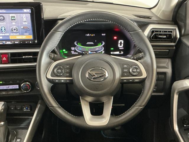 ロッキープレミアムＧ　ＨＥＶ　９インチナビ　パノラマモニターワンオーナー　９インチナビ　パノラマモニター　フルセグチューナー　ブルートゥース対応　ドライブレコーダー　プッシュボタンエンジンスタート　ＬＥＤヘッドライト　シートヒーター　スマートアシスト　ＡＢＳ（京都府）の中古車