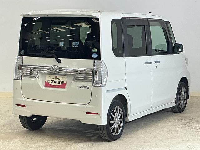 タントカスタムＸ　ＳＡII　ワンオーナ　ナビ　ＥＴＣ　片側電動ワンオーナー　ナビ　ＥＴＣ　片側電動スライドドア　Ｂｌｕｅｔｏｏｔｈ　ＤＶＤ再生　フルセグＴＶ　オートライト　ＬＥＤヘッドライト　スマートキー　プッシュスタート　アイドリングストップ　ドアバイザー（京都府）の中古車