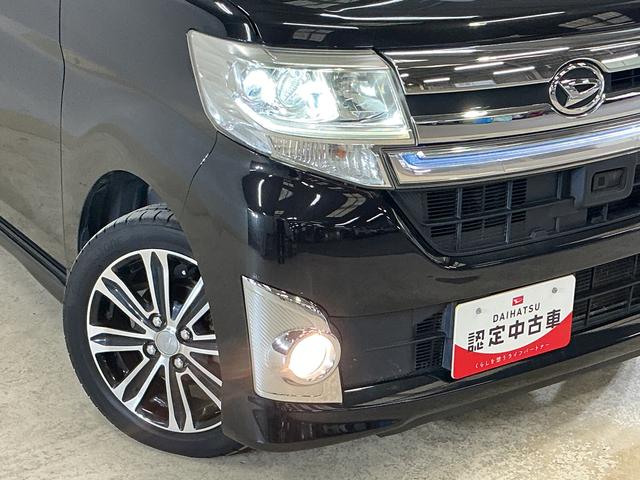 タントカスタムＲＳ　ＳＡ　ワンオーナー　ターボ　ナビ　ドラレコワンオーナー　ターボ　ナビ　ドラレコ　ＥＴＣ　両側電動スライドドア　Ｂｌｕｅｔｏｏｔｈ　フルセグＴＶ　ＬＥＤヘッドライト　１５インチ純正アルミホイール　オートライト　フォグライト　ドアバイザー（京都府）の中古車