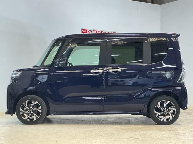 タントカスタムＸ　ワンオーナー　４ＷＤ　ナビ　パノラマモニターワンオーナー　４ＷＤ　ナビ　パノラマモニター　ドライブレコーダー　両側電動スライドドア　前後コーナーセンサー　前席シートヒーター　電子パーキング　オートマチックハイビーム　オートブレーキホールド（京都府）の中古車