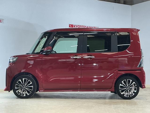 タントカスタムＲＳ　ワンオーナー　ターボ　ディスプレイオーディオワンオーナー　ターボ　ディスプレイオーディオ　バックカメラ　ドライブレコーダー　ＥＴＣ　両側電動スライドドア　前後コーナーセンサー　シートヒーター　電子パーキング　オートマチックハイビーム　スマアシ（京都府）の中古車