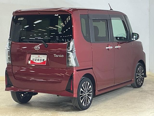タントカスタムＲＳ　ワンオーナー　ターボ　ディスプレイオーディオワンオーナー　ターボ　ディスプレイオーディオ　バックカメラ　ドライブレコーダー　ＥＴＣ　両側電動スライドドア　前後コーナーセンサー　シートヒーター　電子パーキング　オートマチックハイビーム　スマアシ（京都府）の中古車