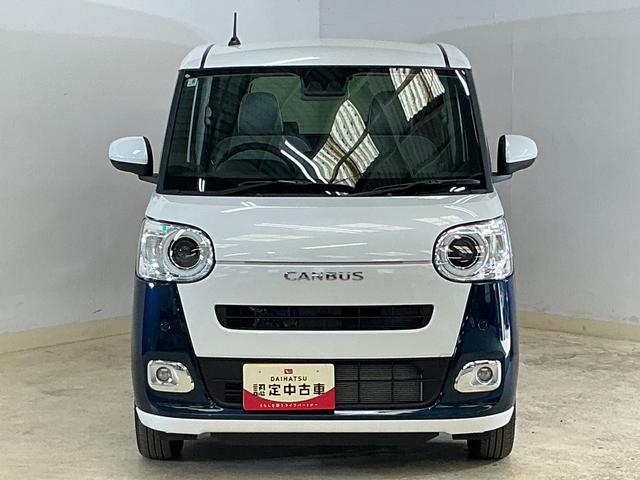 ムーヴキャンバスストライプスGターボ 届出済み未使用車 4WD ナビ届出済み未使用車 4WD ナビ バックカメラ 両側電動スライドドア コーナーセンサー シートヒーター ホットカップホルダー アダプティブクルーズコントロール オートマチックハイビーム 電子パーキング(京都府)の中古車