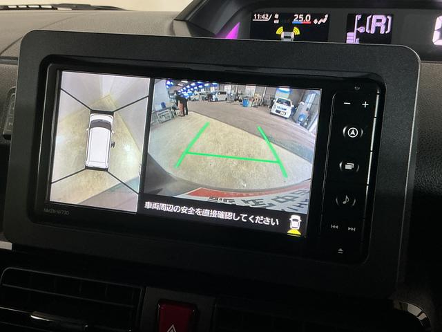タントカスタムX ワンオーナー ナビ パノラマモニター ETCワンオーナー ナビ パノラマモニター ドライブレコーダー ETC 両側電動スライドドア 前後コーナーセンサー シートヒーター オートマチックハイビーム オートブレーキホールド Bluetooth(京都府)の中古車