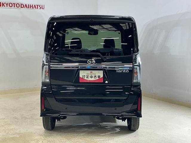 タントカスタムX バックカメラ 両側電動 前後コーナーセンサーバックカメラ 両側電動スライドドア 前後コーナーセンサー シートヒーター 電子パーキング オートマチックハイビーム オートブレーキホールド USBチャージャー スマートキー LEDヘッドライト(京都府)の中古車