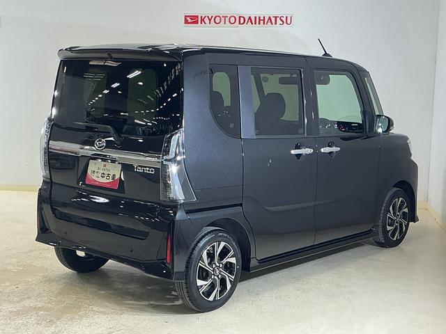 タントカスタムX バックカメラ 両側電動 前後コーナーセンサーバックカメラ 両側電動スライドドア 前後コーナーセンサー シートヒーター 電子パーキング オートマチックハイビーム オートブレーキホールド USBチャージャー スマートキー LEDヘッドライト(京都府)の中古車