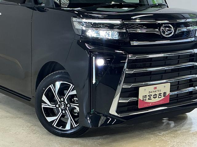 タントカスタムX バックカメラ 両側電動 前後コーナーセンサーバックカメラ 両側電動スライドドア 前後コーナーセンサー シートヒーター 電子パーキング オートマチックハイビーム オートブレーキホールド USBチャージャー スマートキー LEDヘッドライト(京都府)の中古車
