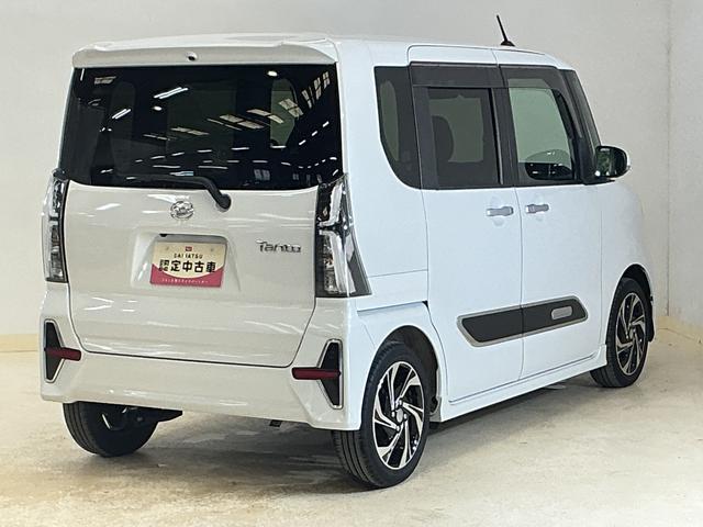 タントカスタムＲＳスタイルセレクション　ワンオーナー　ターボ　ナビワンオーナー　ターボ　ナビ　パノラマモニター　ドラレコ　ＥＴＣ　両側電動スライドドア　アダプティブクルーズコントロール　テレビキャンセラー　シートヒーター　コーナーセンサー　ロングスライドシート（京都府）の中古車