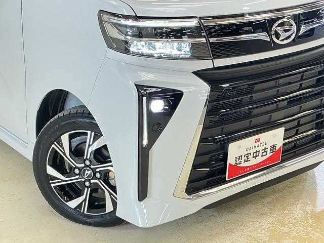 タントカスタムX 届け出済み未使用車 ナビ バックカメラ スマアシ届け出済み未使用車 ナビ バックカメラ 両側電動スライドドア 前後コーナーセンサー シートヒーター オートマチックハイビーム 電子パーキング オートブレーキホールド Bluetooth USB接続(京都府)の中古車