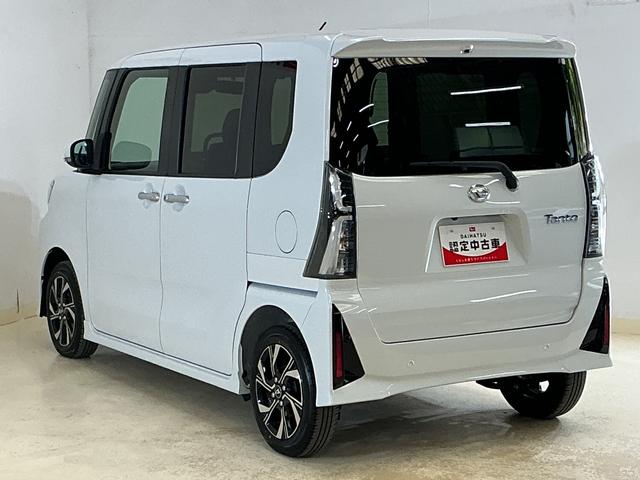 タントカスタムX 届け出済み未使用車 ナビ バックカメラ スマアシ届け出済み未使用車 ナビ バックカメラ 両側電動スライドドア 前後コーナーセンサー シートヒーター オートマチックハイビーム 電子パーキング オートブレーキホールド Bluetooth USB接続(京都府)の中古車