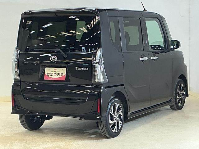 タントカスタムＸ　ワンオーナー　バックカメラ　両側電動スライドドアワンオーナー　バックカメラ　両側電動スライドドア　前後コーナーセンサー　シートヒーター　電子パーキング　オートブレーキホールド　オートマチックハイビーム　ＵＳＢチャージャー　ＬＥＤヘッドライト（京都府）の中古車