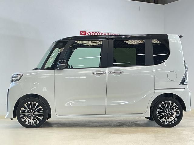 タントカスタムRS ターボ バックカメラ 両側電動スライドドアターボ バックカメラ 両側電動スライドドア 前後コーナーセンサー シートヒーター 電子パーキング オートマチックハイビーム オートブレーキホールド USBチャージャー LEDヘッドライト オートライト(京都府)の中古車