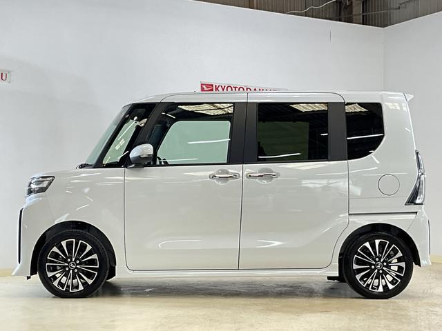 タントカスタムＲＳ　ターボ　バックカメラ　両側電動スライドドアターボ　バックカメラ　両側電動スライドドア　前後コーナーセンサー　シートヒーター　電子パーキング　オートマチックハイビーム　オートブレーキホールド　１５インチ純正アルミホイール　ＵＳＢチャージャー（京都府）の中古車