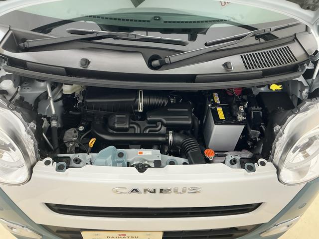 ムーヴキャンバスストライプスＧ　届出済未使用車　ナビ　バックカメラ　２ＷＤ届出済未使用車　ナビ　バックカメラ　フルセグチューナー　ブルートゥース対応　プッシュボタンエンジンスタート　両側リヤパワースライドドア　スマートアシスト　ＬＥＤヘッドライト　オートエアコン　ＡＢＳ（京都府）の中古車