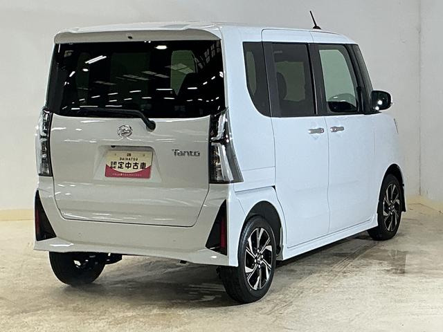 タントカスタムＸリミテッド　届出済み未使用車　ナビ　バックカメラ届出済み未使用車　ナビ　バックカメラ　ＥＴＣ　両側電動スライドドア　前後コーナーセンサー　シートヒーター　アダプティブクルーズコントロール　電子パーキング　オートマチックハイビーム　Ｂｌｕｅｔｏｏｔｈ（京都府）の中古車