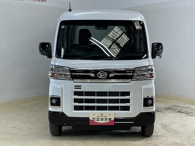 アトレーRS デモカー ターボ 4WD バックカメラ スマートキーデモカー ターボ 4WD バックカメラ 両側電動スライドドア 前後コーナーセンサー アダプティブクルーズコントロール オートマチックハイビーム USBチャージャー スマートキー プッシュスタート(京都府)の中古車