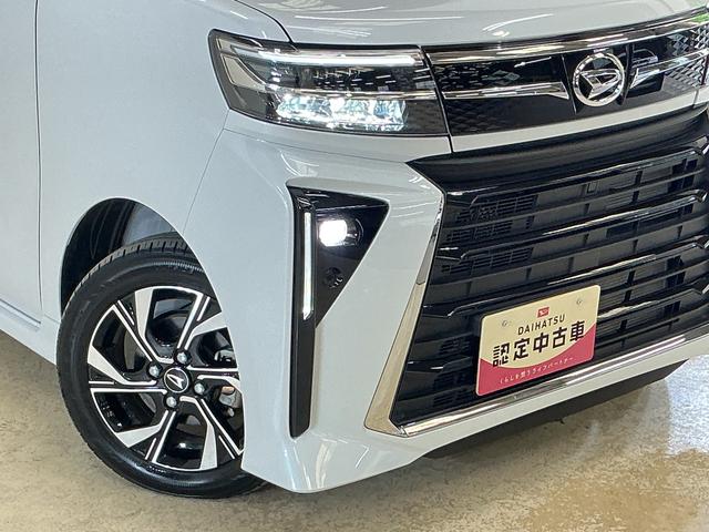 タントカスタムX アイドリングストップ非装着車 スマートアシストバックカメラ スマートアシストアイドリングストップ非装着 両側リヤパワースライドドア コーナーセンサー オートエアコン LEDヘッドライト オートライト シートヒーター プッシュボタンエンジンスタート(京都府)の中古車