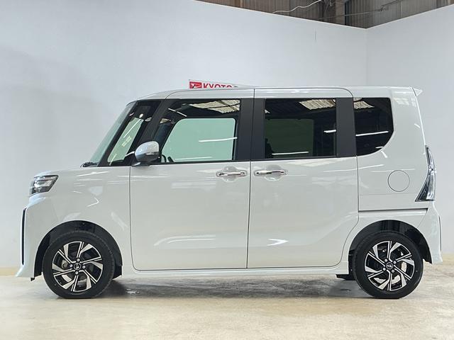 タントカスタムX アイドリングストップ非装着車 スマートアシストバックカメラ スマートアシストアイドリングストップ非装着 両側リヤパワースライドドア コーナーセンサー オートエアコン LEDヘッドライト オートライト シートヒーター プッシュボタンエンジンスタート(京都府)の中古車