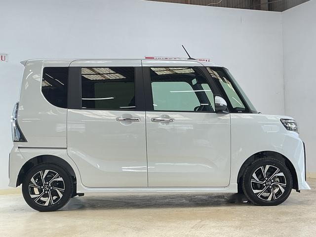 タントカスタムX アイドリングストップ非装着車 スマートアシストバックカメラ スマートアシストアイドリングストップ非装着 両側リヤパワースライドドア コーナーセンサー オートエアコン LEDヘッドライト オートライト シートヒーター プッシュボタンエンジンスタート(京都府)の中古車