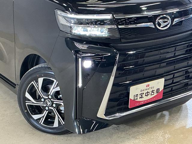 タントカスタムＸリミテッド　届出済未使用車　ナビ　バックカメラ届出済未使用車　ナビ　バックカメラ　ＥＴＣ　フルセグチューナー　ブルートゥース対応　両側リヤパワースライドドア　プッシュボタンエンジンスタート　アダプテウィブクルーズコントロール　ＬＥＤヘッドライト（京都府）の中古車