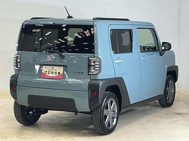 タフトＧターボ　バックカメラ　前後コーナーセンサー　クルコンターボ　バックカメラ　前後コーナーセンサー　スカイフィールトップ　シートヒーター　アダプティブクルーズコントロール　電子パーキング　オートマチックハイビーム　オートブレーキホールド　ＵＳＢチャージャー（京都府）の中古車