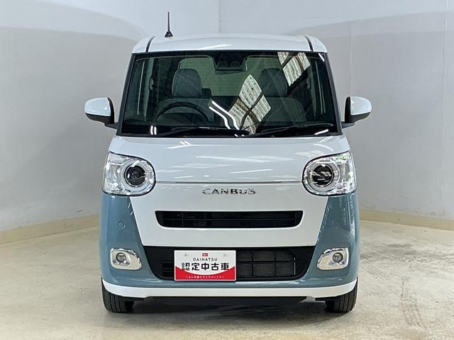 ムーヴキャンバスストライプスG デモカー ディスプレイオーディオ USB接続デモカー ディスプレイオーディオ バックカメラ 両側電動スライドドア ワイヤレス充電 ホットカップホルダー 前後コーナーセンサー 電子パーキング オートマチックハイビーム シートヒーター USB接続(京都府)の中古車
