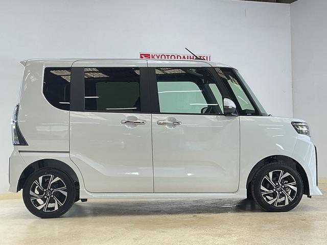 タントカスタムＸ　届出済み未使用車　ナビ　バックカメラ　ＵＳＢ接続届出済み未使用車　ナビ　バックカメラ　両側電動スライドドア　シートヒーター　前後コーナーセンサー　電子パーキング　オートマチックハイビーム　Ｂｌｕｅｔｏｏｔｈ　ＵＳＢ接続　ＤＶＤ再生　フルセグＴＶ（京都府）の中古車