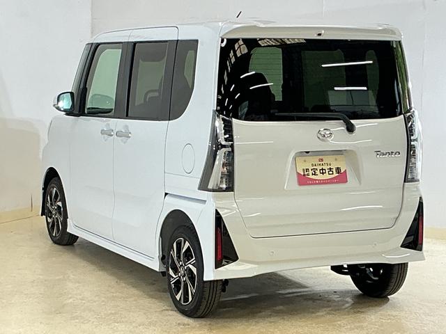 タントカスタムＸ　届出済み未使用車　ナビ　バックカメラ　ＵＳＢ接続届出済み未使用車　ナビ　バックカメラ　両側電動スライドドア　シートヒーター　前後コーナーセンサー　電子パーキング　オートマチックハイビーム　Ｂｌｕｅｔｏｏｔｈ　ＵＳＢ接続　ＤＶＤ再生　フルセグＴＶ（京都府）の中古車
