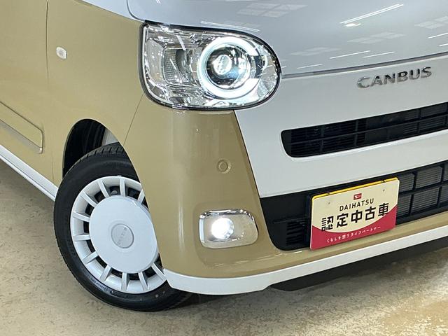 ムーヴキャンバスストライプスＧ　届出済み未使用車　パノラマモニター　スマアシ届出済み未使用車　パノラマモニター　両側電動スライドドア　ホットカップホルダー　シートヒーター　前後コーナーセンサー　電子パーキング　オートマチックハイビーム　ＵＳＢチャージャー　スマートキー（京都府）の中古車