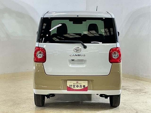 ムーヴキャンバスストライプスＧ　届出済み未使用車　パノラマモニター　スマアシ届出済み未使用車　パノラマモニター　両側電動スライドドア　ホットカップホルダー　シートヒーター　前後コーナーセンサー　電子パーキング　オートマチックハイビーム　ＵＳＢチャージャー　スマートキー（京都府）の中古車