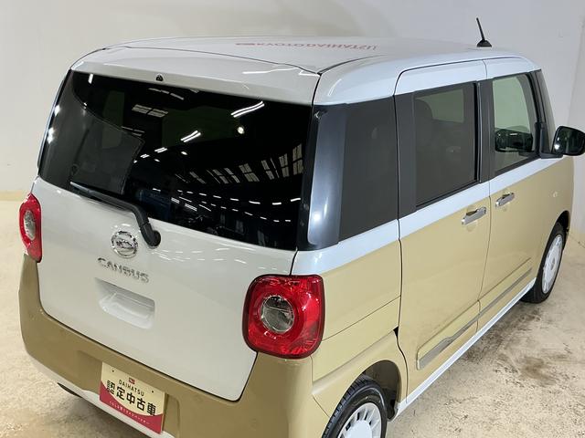 ムーヴキャンバスストライプスＧ　届出済み未使用車　パノラマモニター　スマアシ届出済み未使用車　パノラマモニター　両側電動スライドドア　ホットカップホルダー　シートヒーター　前後コーナーセンサー　電子パーキング　オートマチックハイビーム　ＵＳＢチャージャー　スマートキー（京都府）の中古車