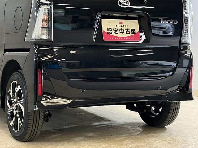 タントカスタムX アイドリングストップ非装着車 スマートアシスト両側リヤパワースライドドア スマートアシスト バックカメラ プッシュボタンエンジンスタート LEDヘッドライト オートエアコン オートライト コーナーセンサー シートヒーター アルミホイール ABS(京都府)の中古車
