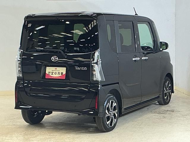 タントカスタムX アイドリングストップ非装着車 スマートアシスト両側リヤパワースライドドア スマートアシスト バックカメラ プッシュボタンエンジンスタート LEDヘッドライト オートエアコン オートライト コーナーセンサー シートヒーター アルミホイール ABS(京都府)の中古車