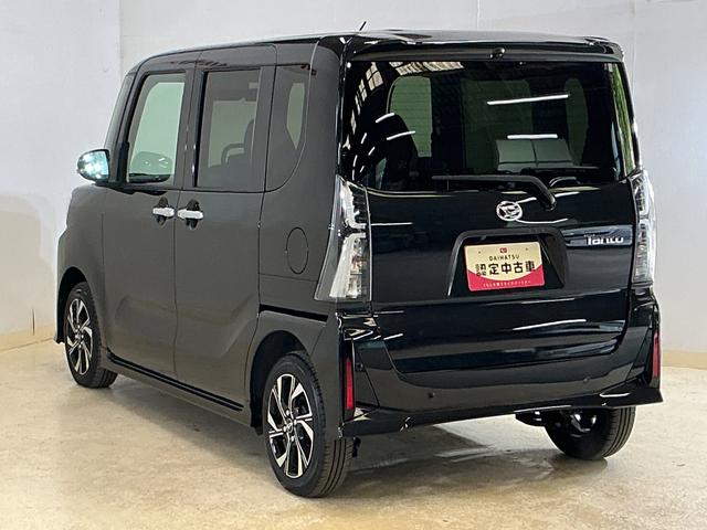 タントカスタムX アイドリングストップ非装着車 スマートアシスト両側リヤパワースライドドア スマートアシスト バックカメラ プッシュボタンエンジンスタート LEDヘッドライト オートエアコン オートライト コーナーセンサー シートヒーター アルミホイール ABS(京都府)の中古車