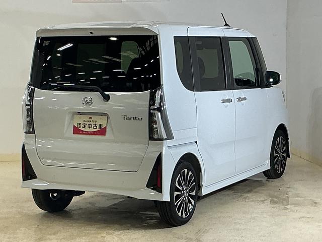 タントカスタムRS ターボ 両側リヤパワースライドドア 2WDターボ バックカメラ スマートアシスト 両側リヤパワースライドドア プッシュボタンエンジンスタート LEDヘッドライト シートヒーター オートエアコン オートライト コーナーセンサー アルミホイール(京都府)の中古車