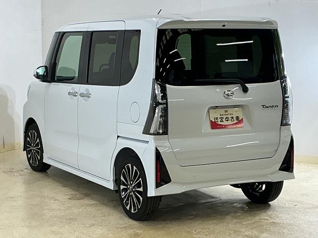 タントカスタムRS ターボ 両側リヤパワースライドドア 2WDターボ バックカメラ スマートアシスト 両側リヤパワースライドドア プッシュボタンエンジンスタート LEDヘッドライト シートヒーター オートエアコン オートライト コーナーセンサー アルミホイール(京都府)の中古車