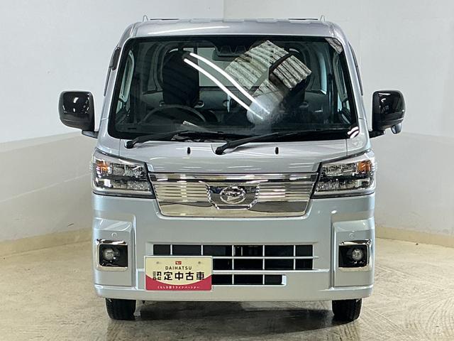 ハイゼットトラックＥＸＴ　ワンオーナー　４ＷＤ　ナビ　３方開　荷台作業灯ワンオーナー　４ＷＤ　ナビ　３方開　荷台作業灯　前後コーナーセンサー　オートマチックハイビーム　Ｂｌｕｅｔｏｏｔｈ　ＵＳＢ接続　ＬＥＤヘッドライト　スマートキー　フォグライト　アイドリングストップ（京都府）の中古車