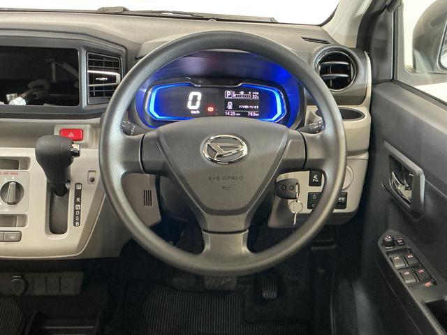 ミライースX SAIII コーナーセンサー オートマチックハイビーム前後コーナーセンサー オートマチックハイビーム LEDヘッドライト オートライト キーレス アイドリングストップ 横滑り防止装置 スペアキー有り マニュアルエアコン スマアシ 12V電源ソケット(京都府)の中古車