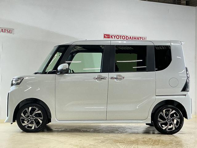 タントカスタムXリミテッド 届出済未使用車 ディスプレイオーディオ届出済未使用車 9インチディスプレイオーディオ バックカメラ ETC フルセグチューナー ブルートゥース対応 両側リヤパワースライドドア プッシュボタンエンジンスタート LEDヘッドライト ABS(京都府)の中古車