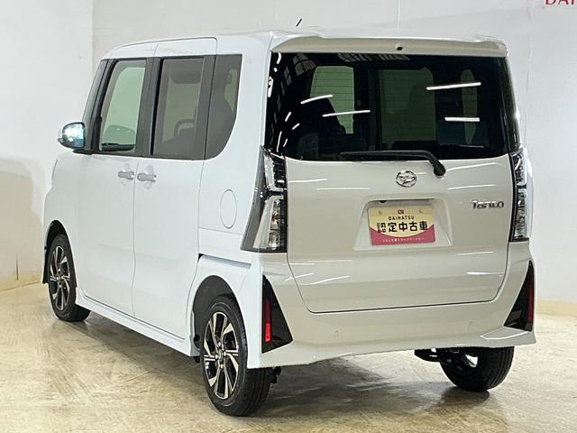 タントカスタムXリミテッド 届出済未使用車 ディスプレイオーディオ届出済未使用車 9インチディスプレイオーディオ バックカメラ ETC フルセグチューナー ブルートゥース対応 両側リヤパワースライドドア プッシュボタンエンジンスタート LEDヘッドライト ABS(京都府)の中古車