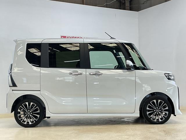 タントカスタムＲＳリミテッド　届出済み未使用車　ターボ　ＥＴＣ届出済み未使用車　ターボ　９インチディスプレイオーディオ　バックカメラ　ＥＴＣ　両側電動スライドドア　アダプティブクルーズコントロール　前後コーナーセンサー　オートマチックハイビーム　シートヒーター（京都府）の中古車