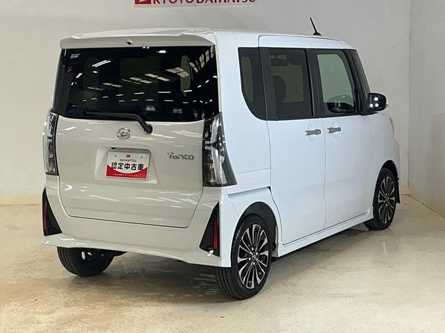 タントカスタムＲＳリミテッド　届出済み未使用車　ターボ　ＥＴＣ届出済み未使用車　ターボ　９インチディスプレイオーディオ　バックカメラ　ＥＴＣ　両側電動スライドドア　アダプティブクルーズコントロール　前後コーナーセンサー　オートマチックハイビーム　シートヒーター（京都府）の中古車
