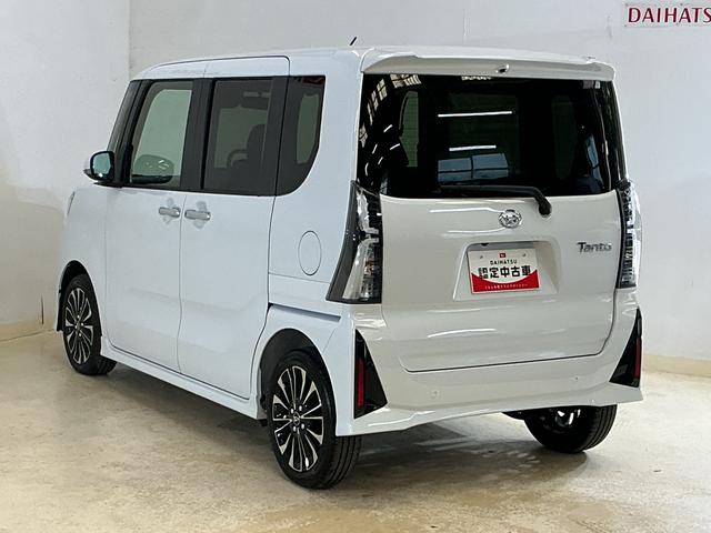タントカスタムＲＳリミテッド　届出済み未使用車　ターボ　ＥＴＣ届出済み未使用車　ターボ　９インチディスプレイオーディオ　バックカメラ　ＥＴＣ　両側電動スライドドア　アダプティブクルーズコントロール　前後コーナーセンサー　オートマチックハイビーム　シートヒーター（京都府）の中古車