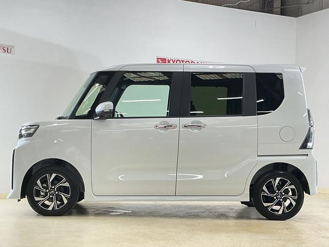 タントカスタムXリミテッド 届出済未使用車 ディスプレイオーディオ届出済み未使用車 9インチディスプレイオーディオ バックカメラ ETC 両側電動スライドドア アダプティブクルーズコントロール シートヒーター 前後コーナーセンサー オートマチックハイビーム スマアシ(京都府)の中古車