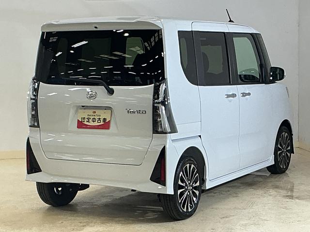 タントカスタムRSリミテッド 届出済み未使用車 ターボ ETC届出済み未使用車 ターボ 9インチディスプレイオーディオ バックカメラ ETC 両側電動スライドドア アダプティブクルーズコントロール シートヒーター 前後コーナーセンサー Bluetooth(京都府)の中古車